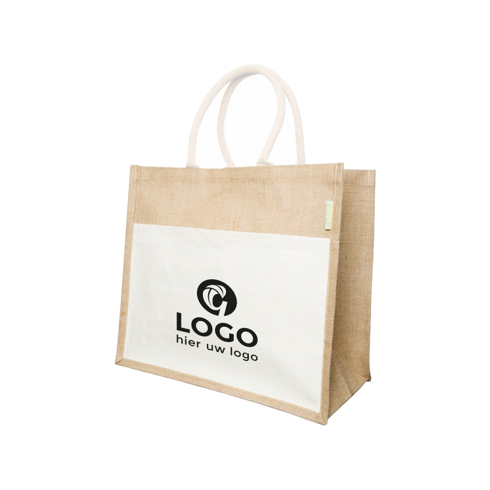 Luxury shopping bag jute | Eco gift