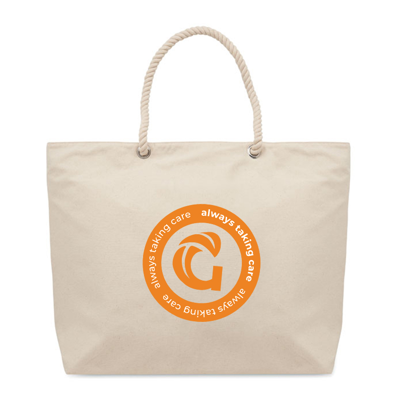 Beach cooler bag cotton | Eco gift