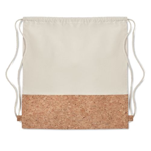 Cotton backpack with cork - Image 2