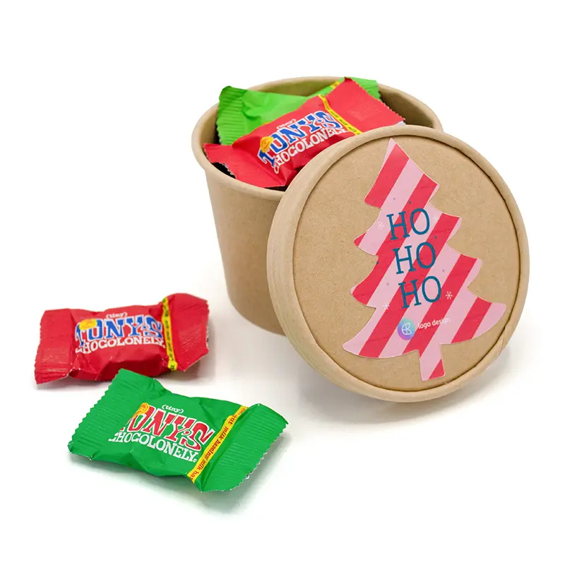 Tony's Chocolonely Christmas tasting set with personalised wrapper