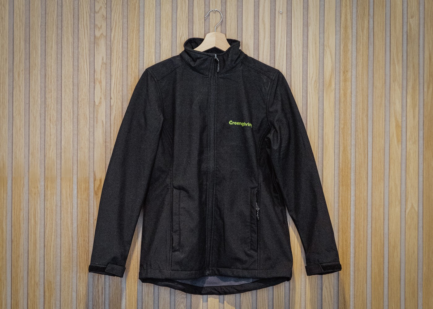 Jacket with logo