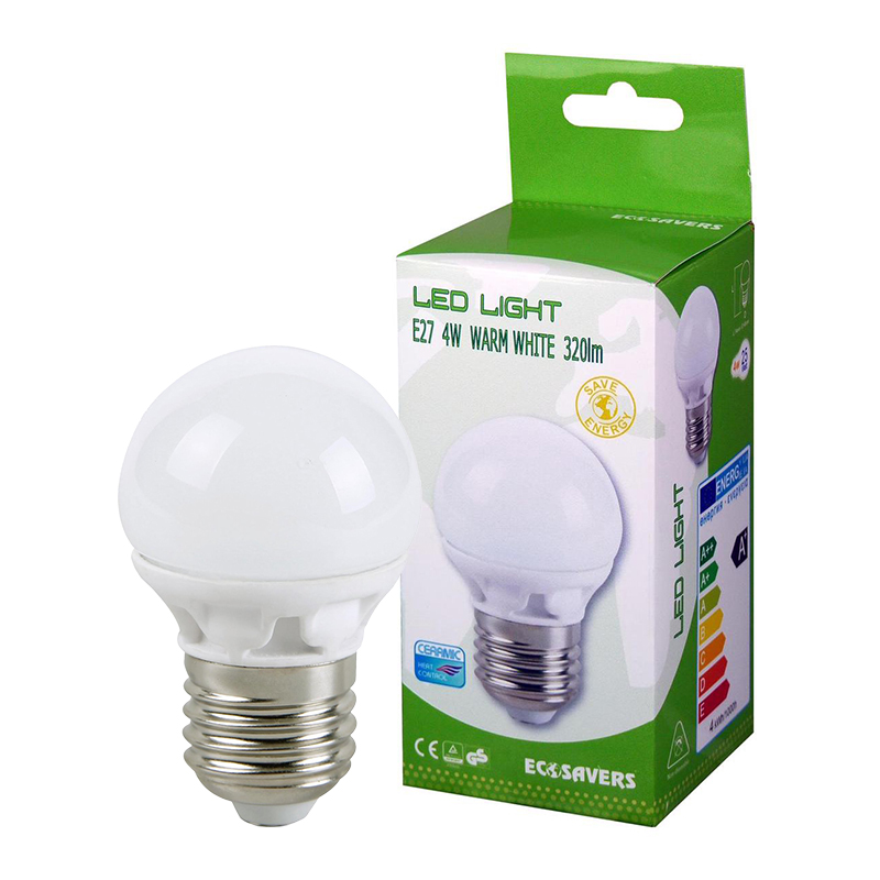 E27 LED lamp in box
