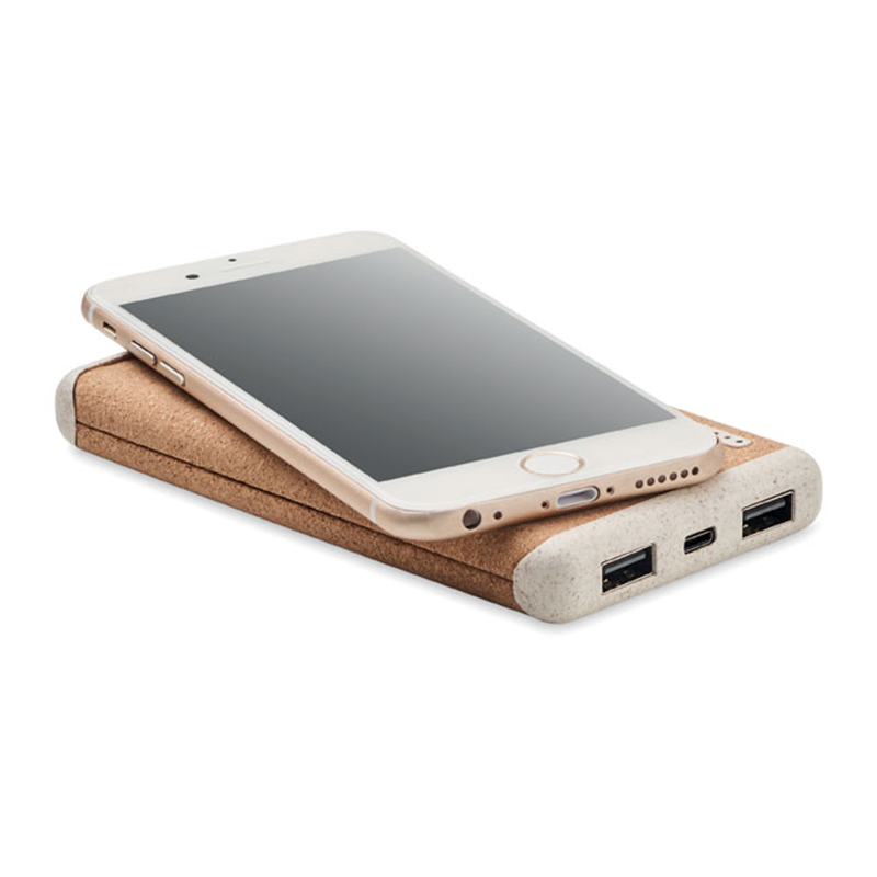 Powerbank cork and wheat straw - Image 2
