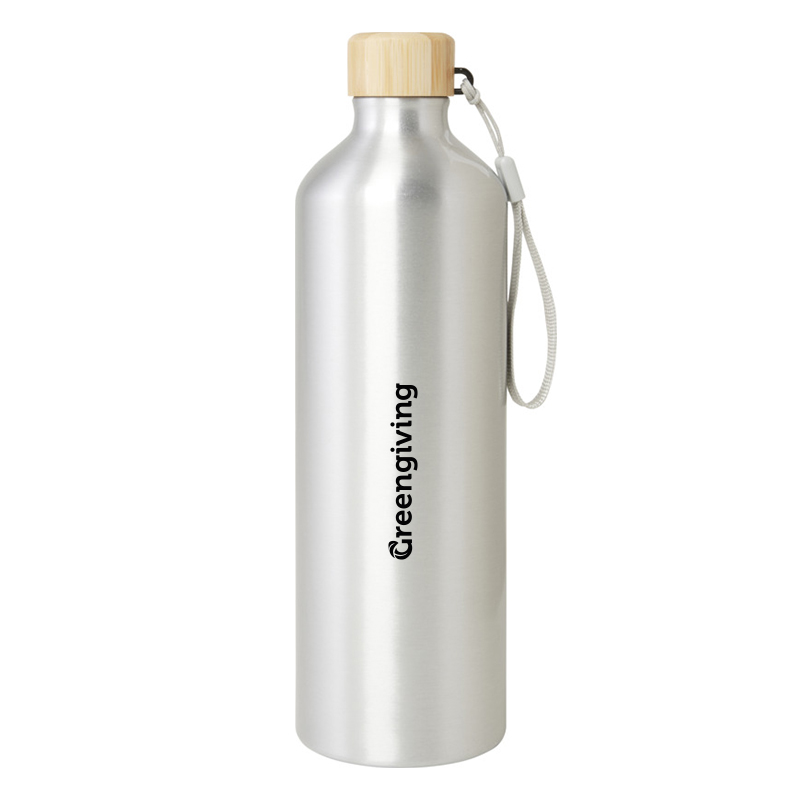Aluminium water bottle 1L