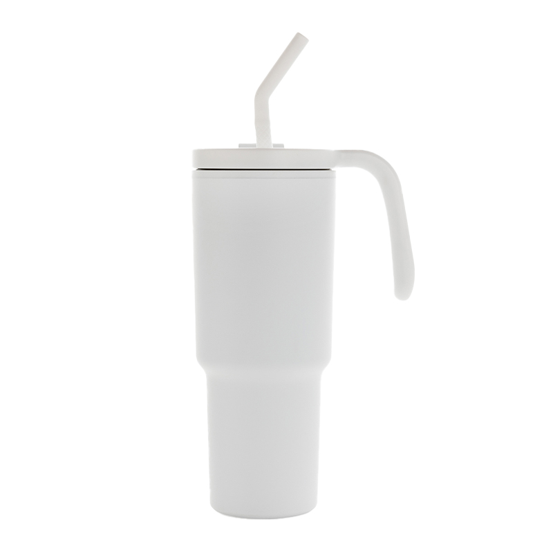 Tumbler with straw and handle - Image 8