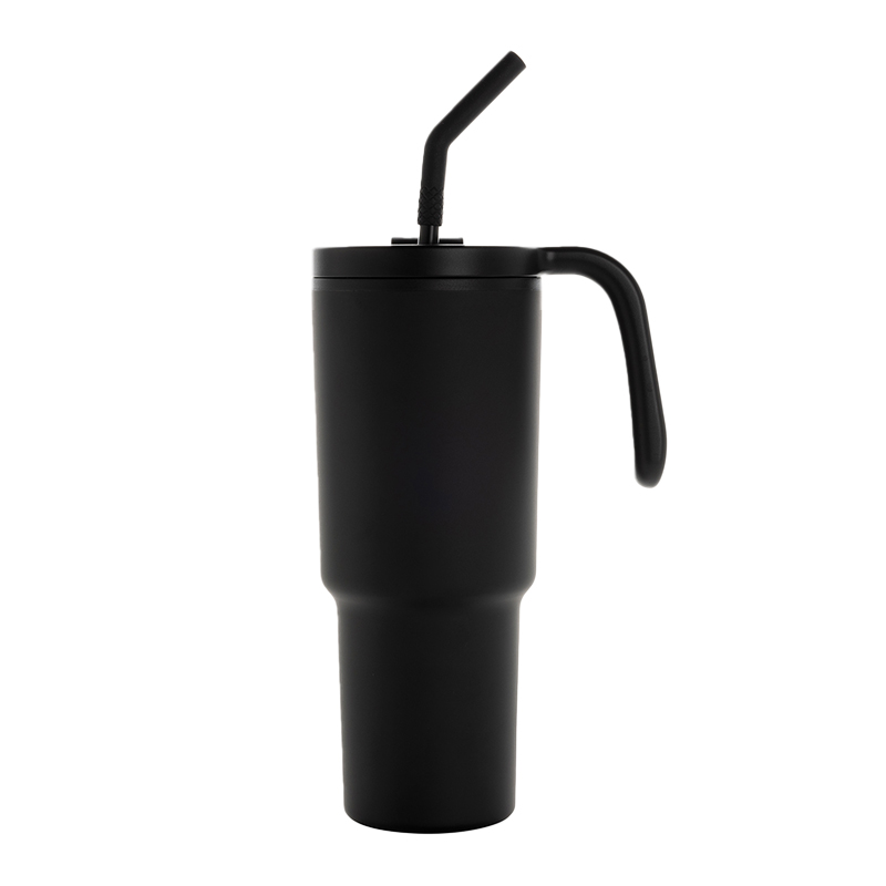 Tumbler with straw and handle - Image 7