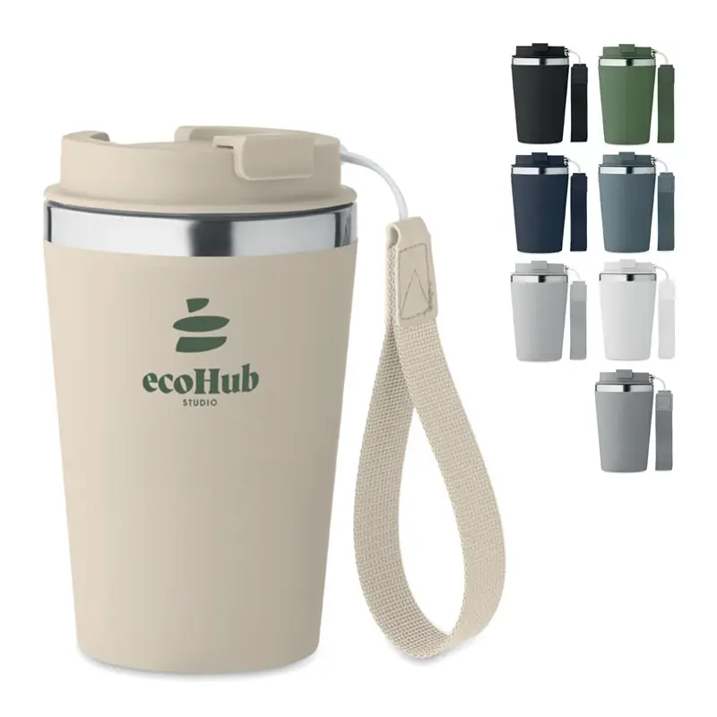 Recycled stainless steel cup