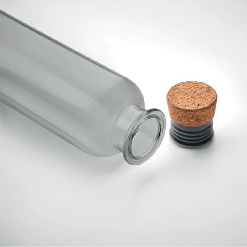 Drinking bottle with cork lid - Image 2