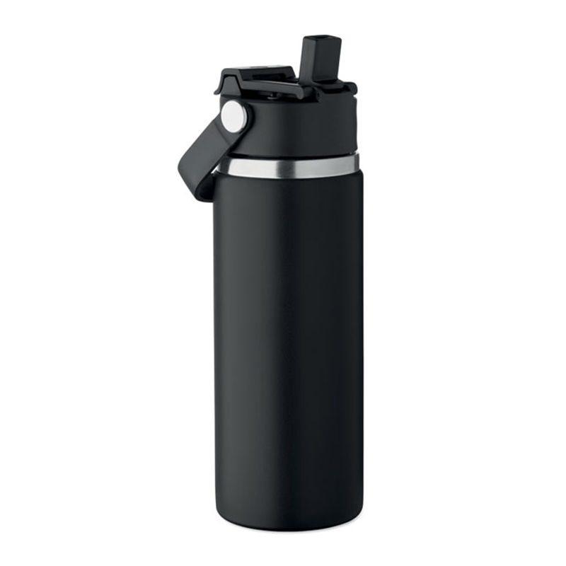 Double-walled bottle with straw - Image 11