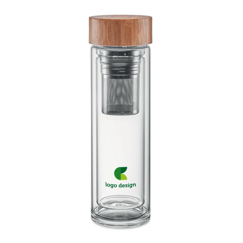 Bamboo water bottle