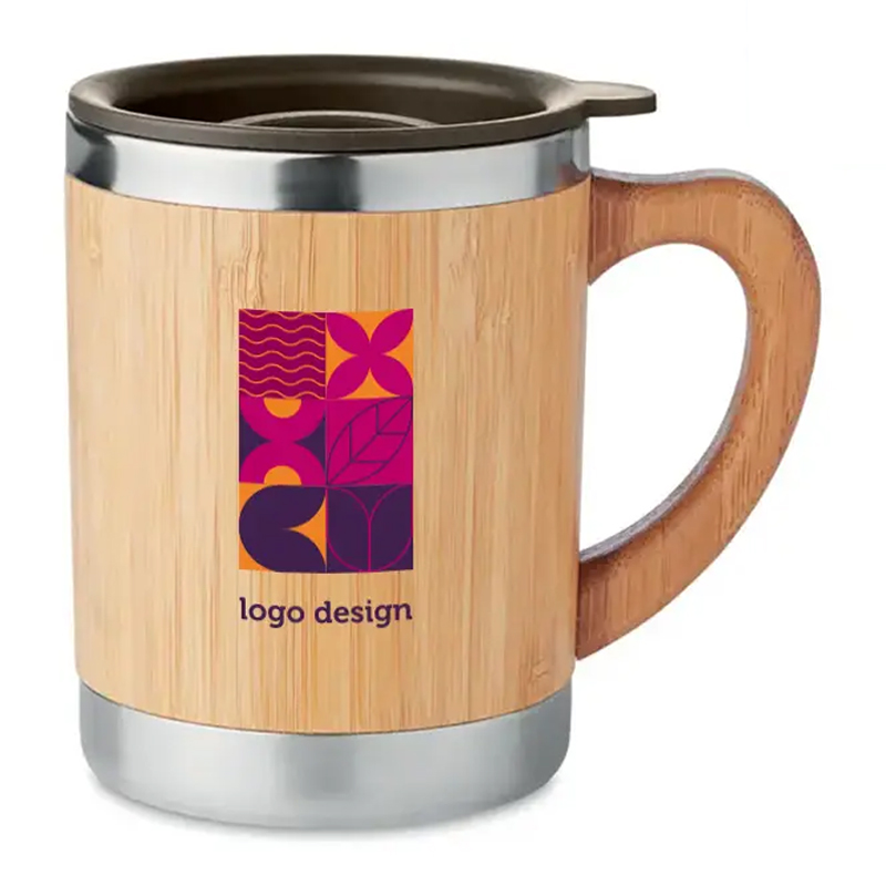 Double-walled coffee mug