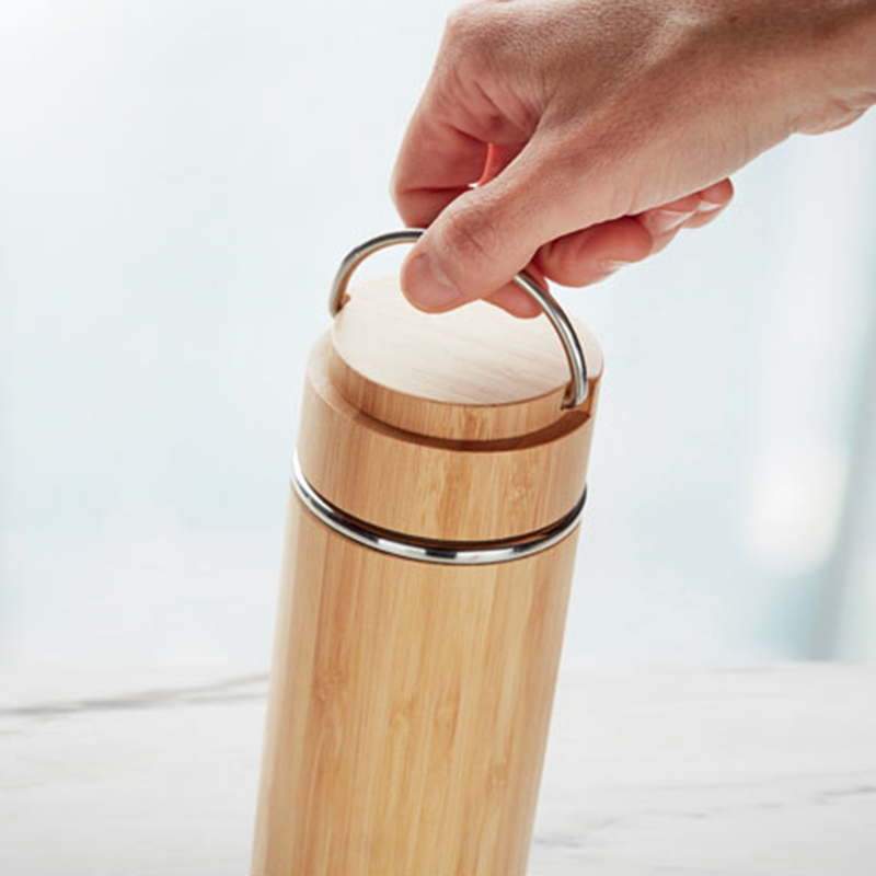 Double-walled bamboo bottle - Image 5