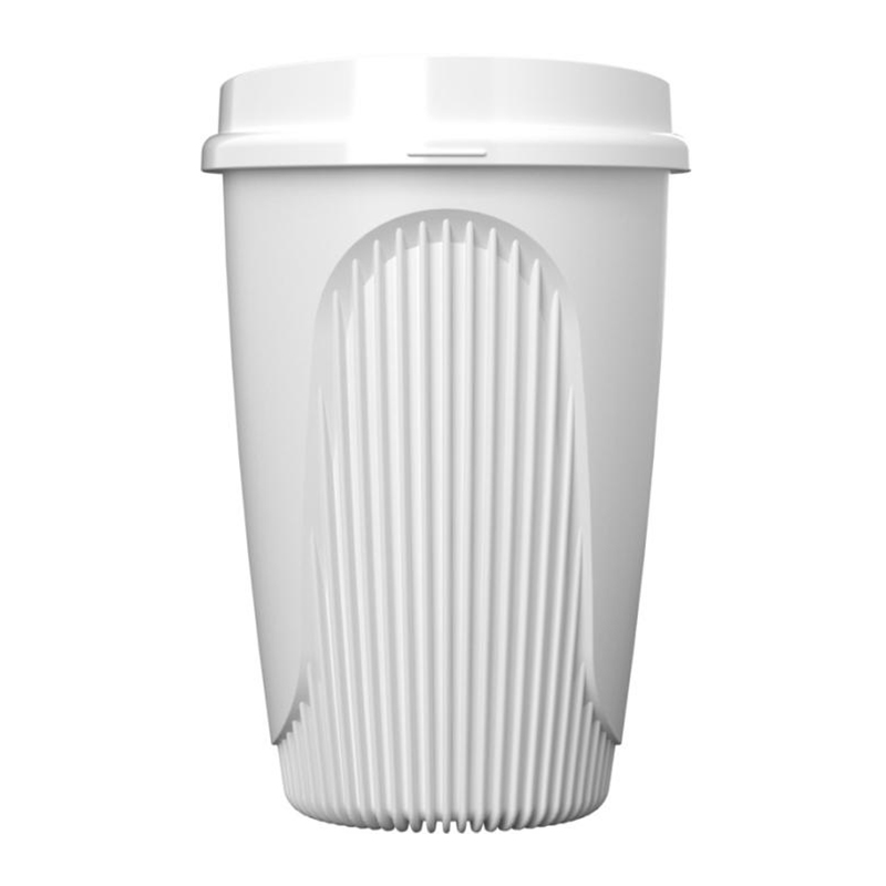 Single-wall cup with ridges - Image 2