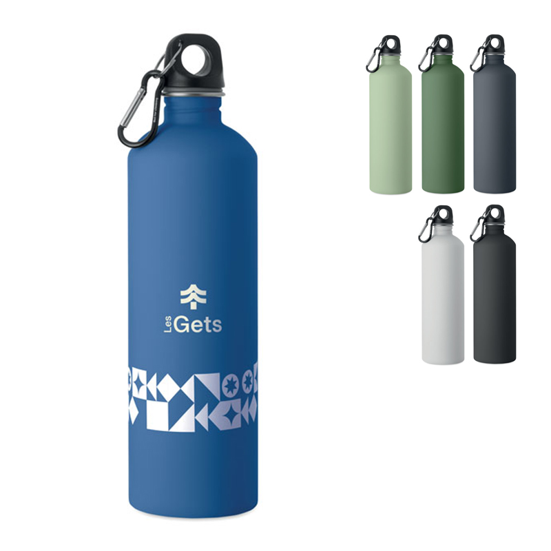 Recycled Bottle with Carabiner