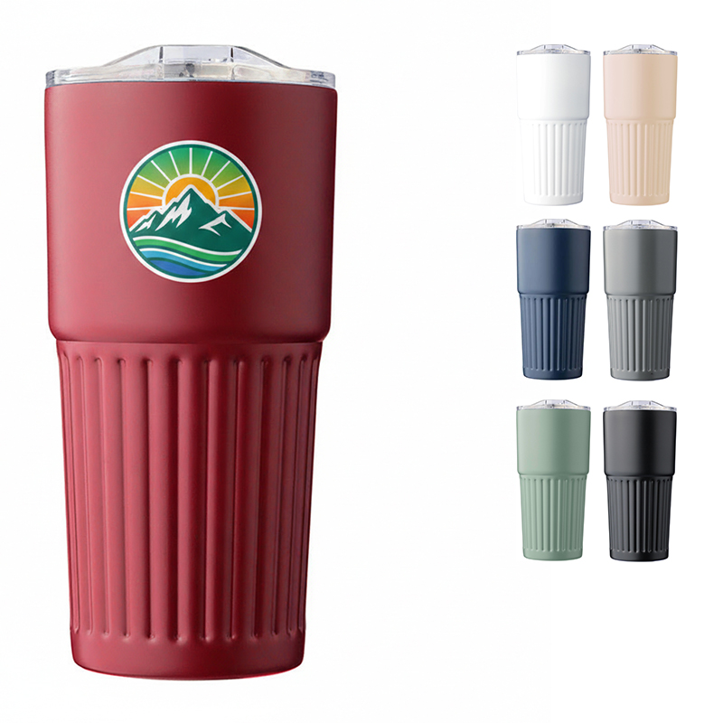 Recycled stainless steel travel mug