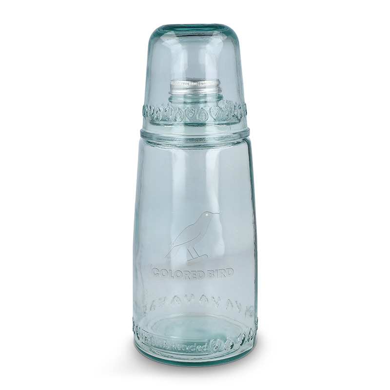 Carafe and water glass in one