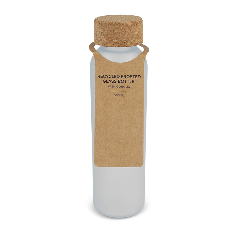 Frosted glass bottle - Image 2