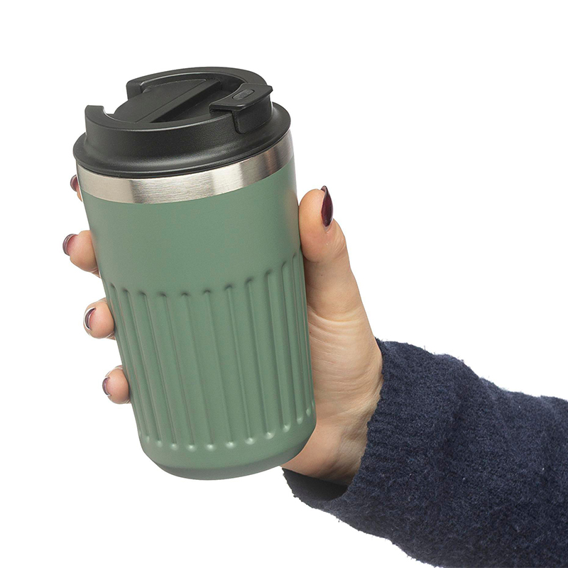 Travel mug recycled stainless steel - Image 7
