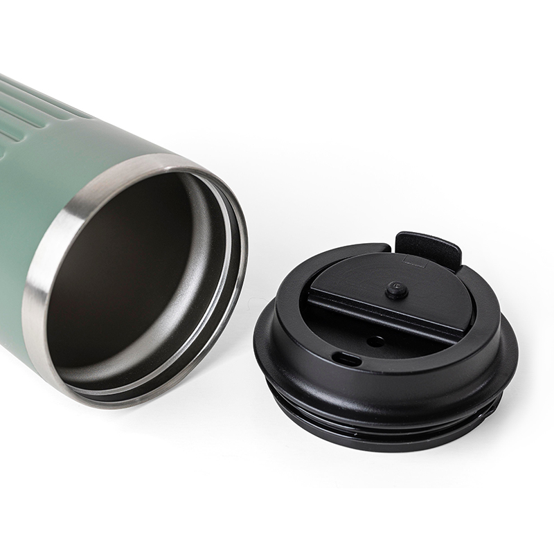 Travel mug recycled stainless steel - Image 6