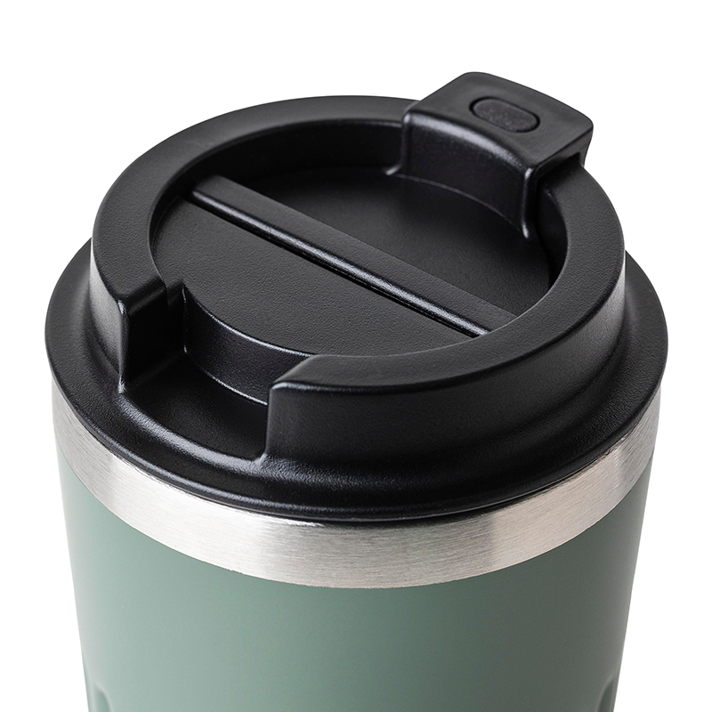 Travel mug recycled stainless steel - Image 3