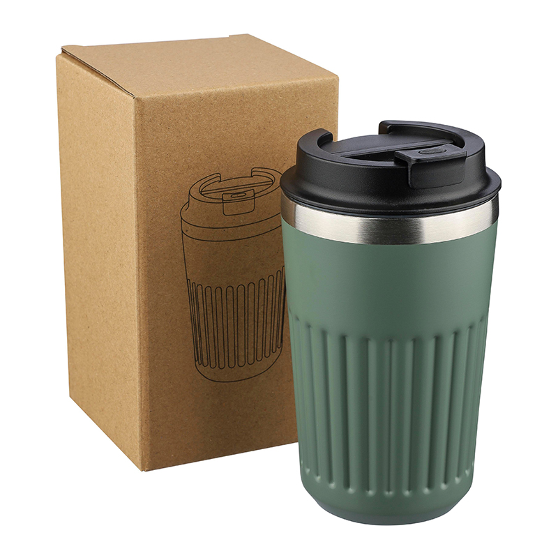 Travel mug recycled stainless steel - Image 5
