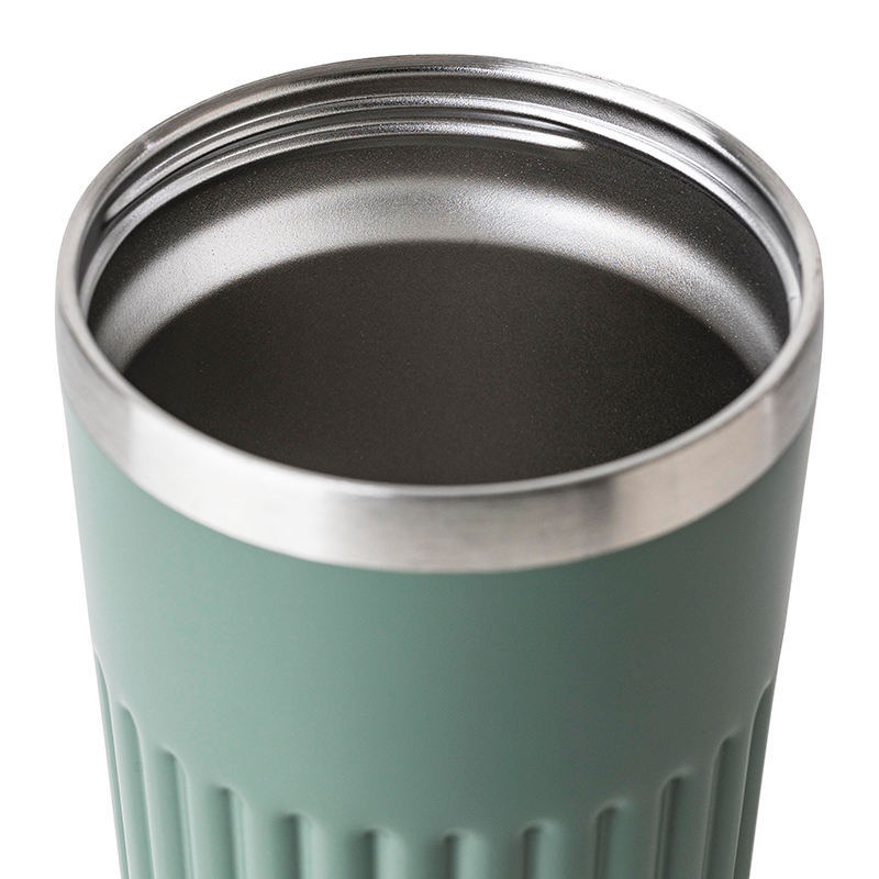 Travel mug recycled stainless steel - Image 4