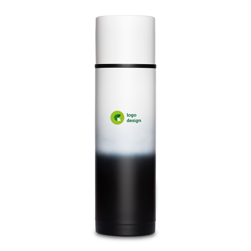 Retulp thermos bottle black-white