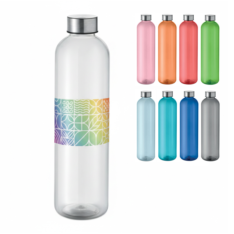 RPET water bottle 1L