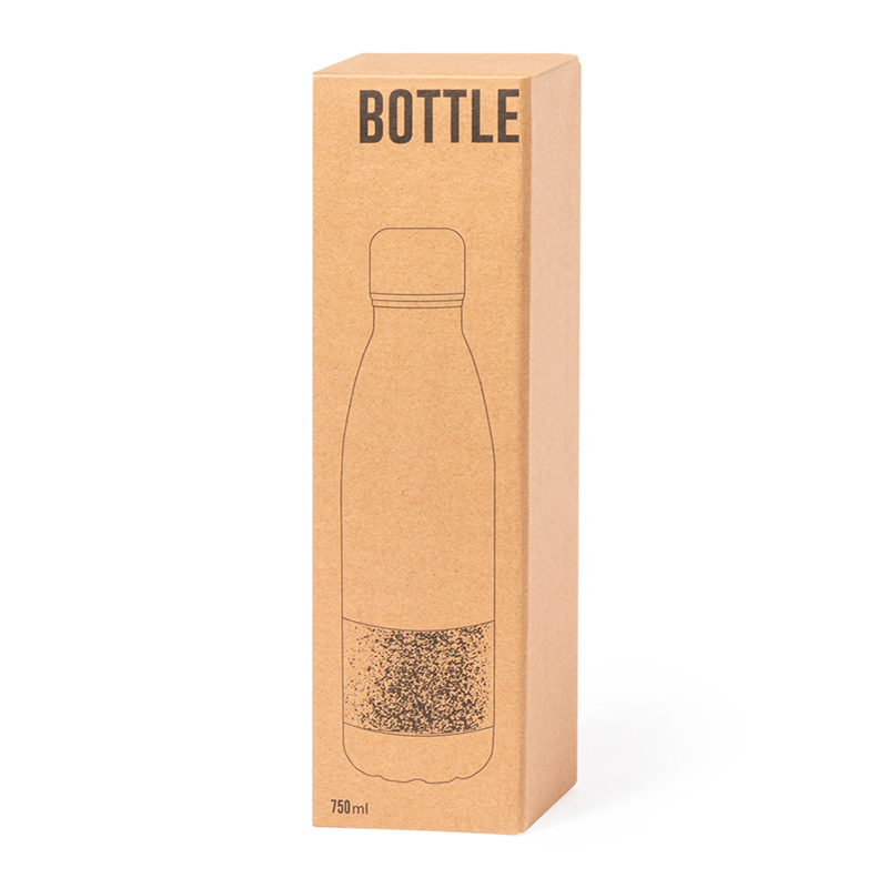 Stainless steel bottle with cork - Image 3