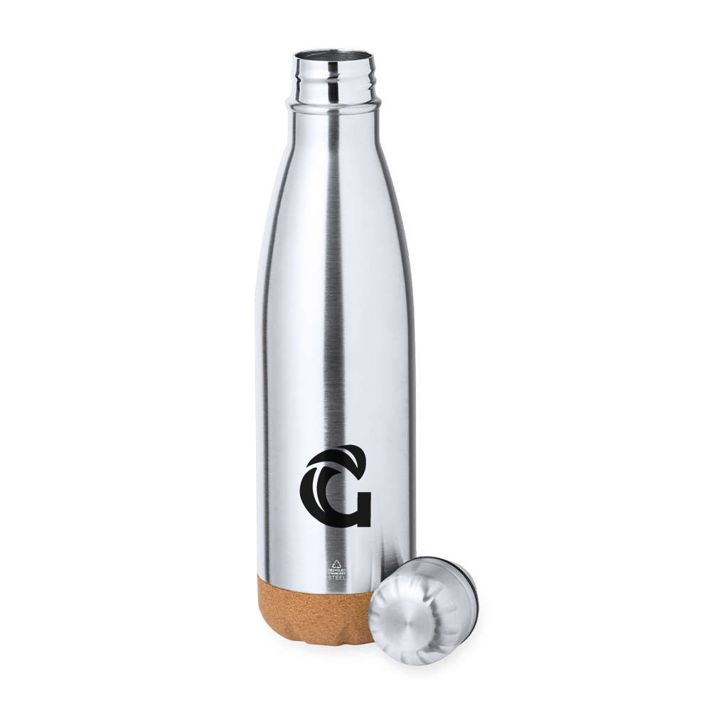Thermos bottle with cork