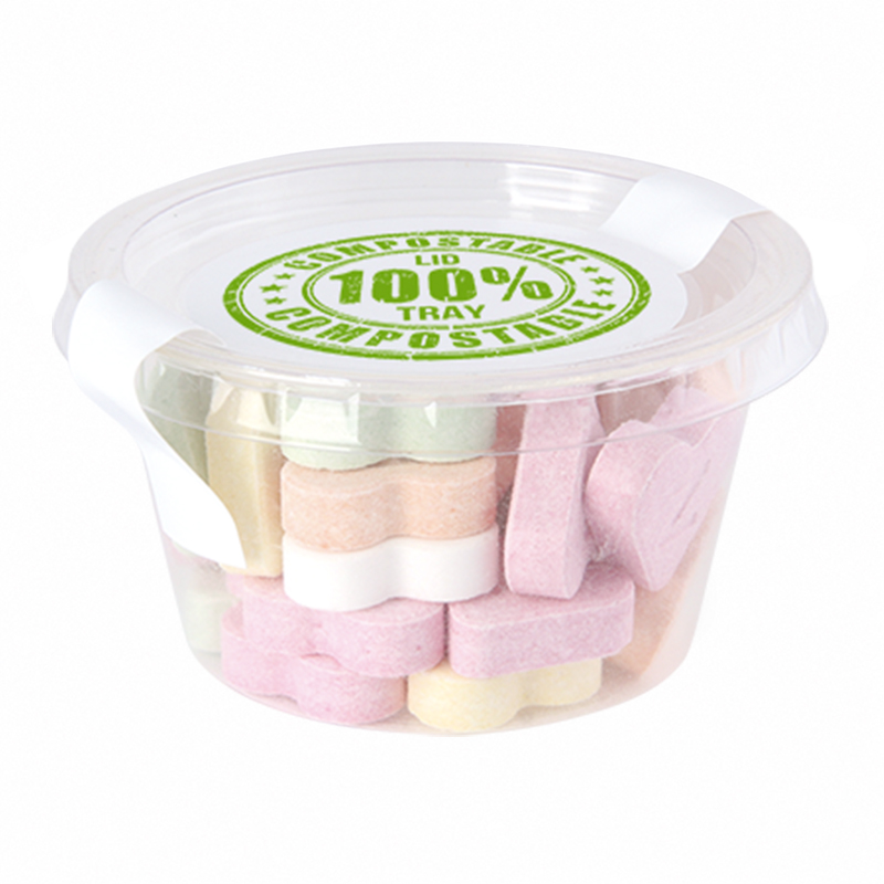 Candy container bioplastic large