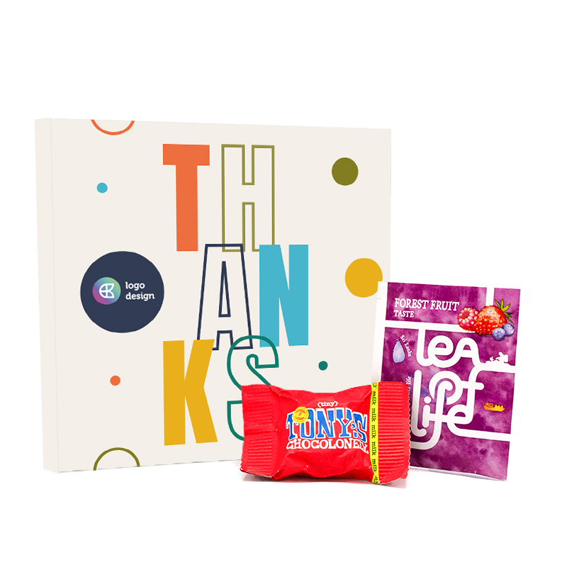 Card with Tiny Tony and tea bag