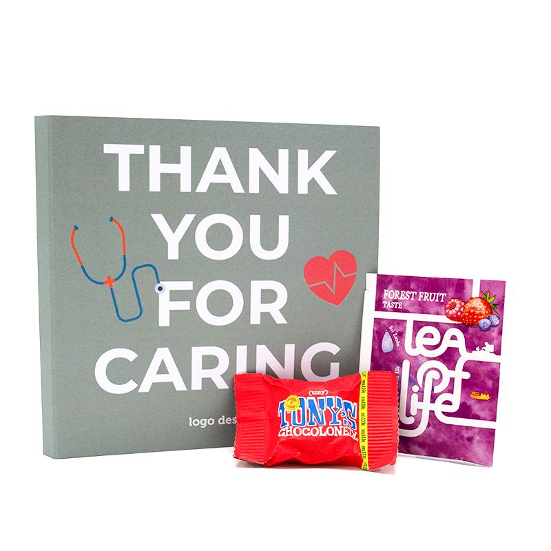 Card with Tiny Tony and tea bag | Nurses Day