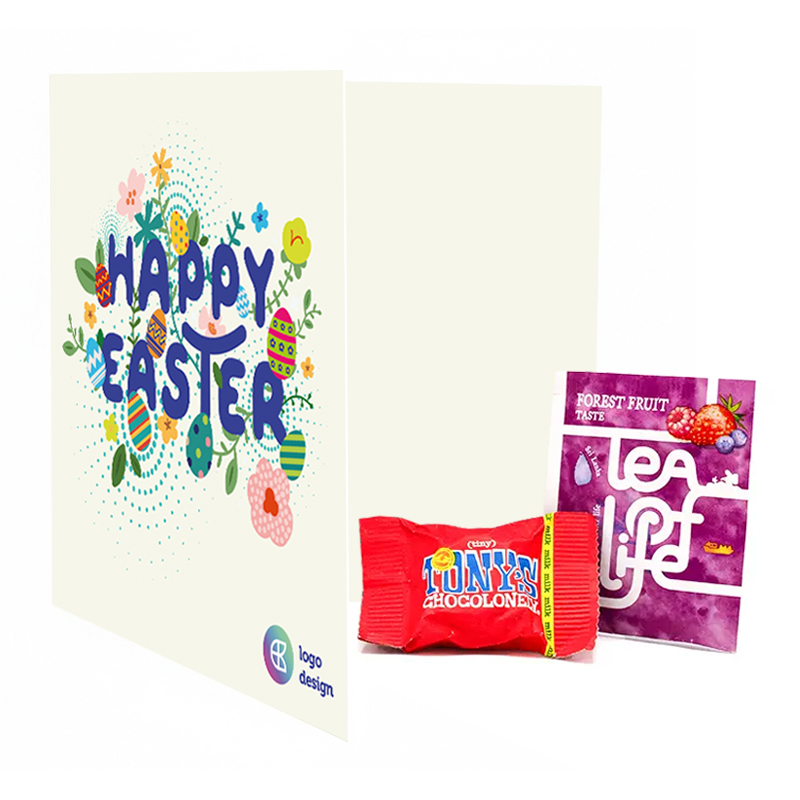 Easter card with Tiny Tony and tea bag - Image 2