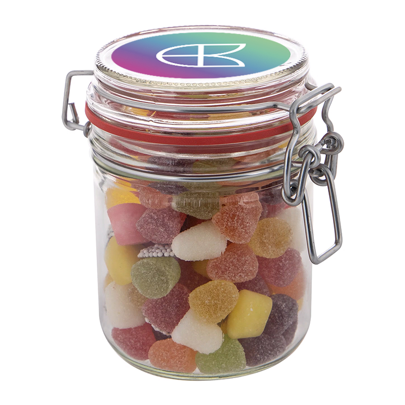 Weck jar with candy