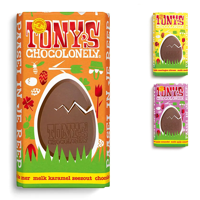 Tony's Chocolonely Easter bar