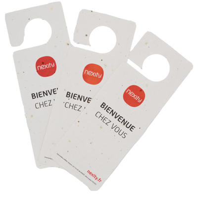 Seed paper door hanger - Image 1
