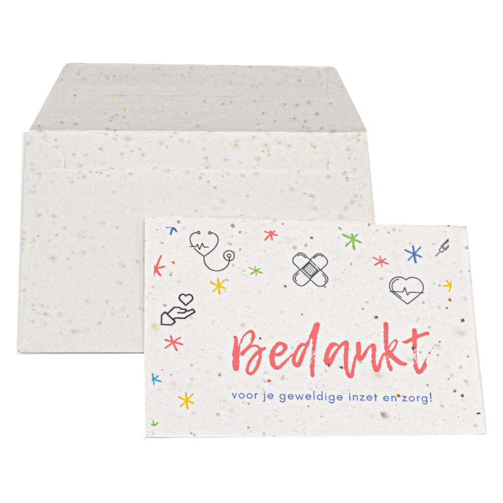 Seed paper card A6