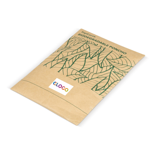 Biodegradable poncho | Eco gift