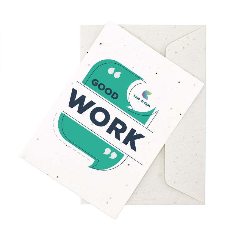 Seed paper card A6