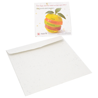 Seed paper card 21 x 21 cm - Image 3
