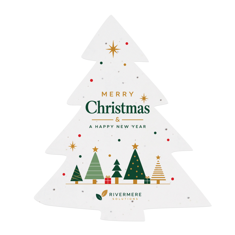 Seed paper Christmas tree A5