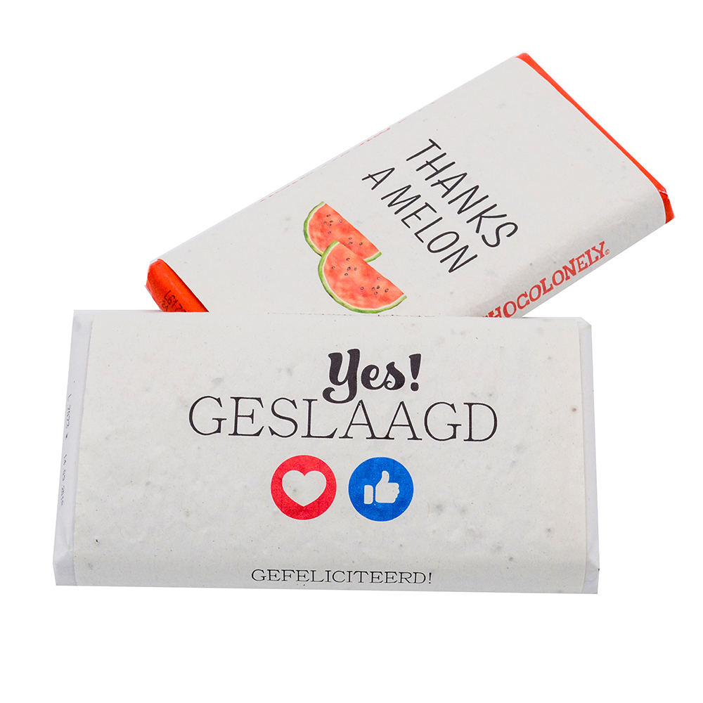 Tony's Chocolonely (180 gr.) seed paper wrapper