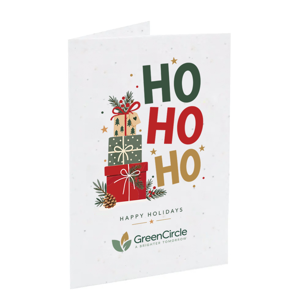 Seed paper Christmas card A5