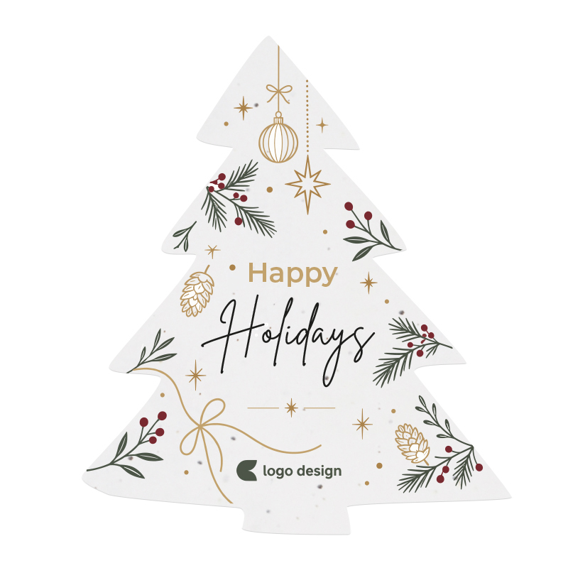 Seed paper Christmas tree A5