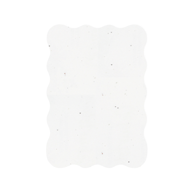 Seed paper card A6 wavy edge | 200 gsm - Image 2