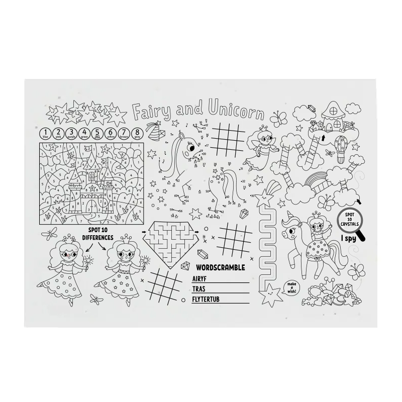 Seed paper placemat