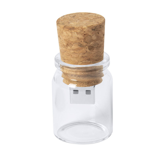 Cork USB in glass jar - Image 2