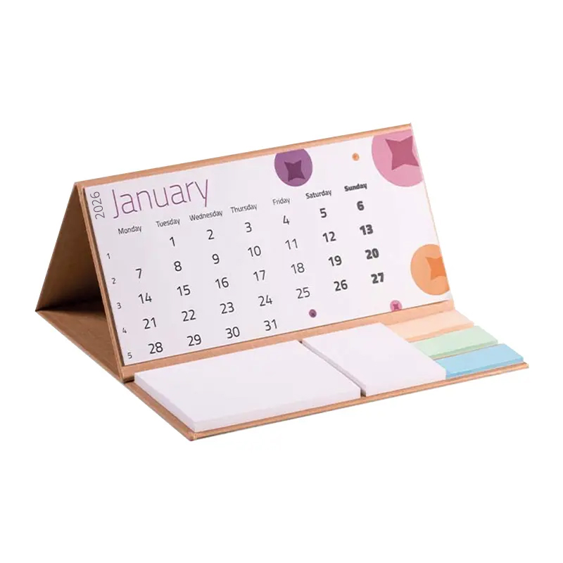 Desk calendar recycled