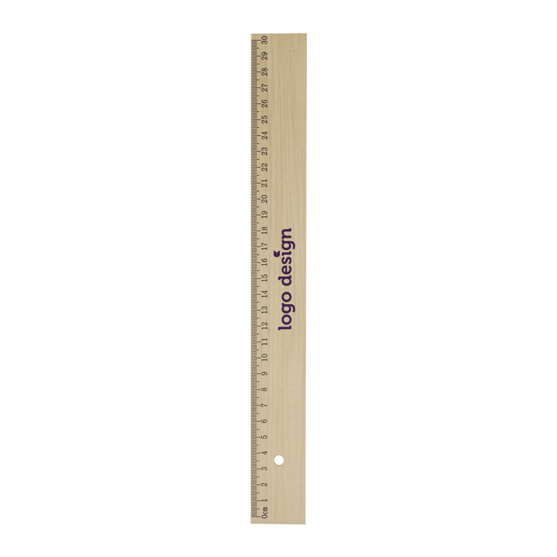 Wooden ruler 30 cm